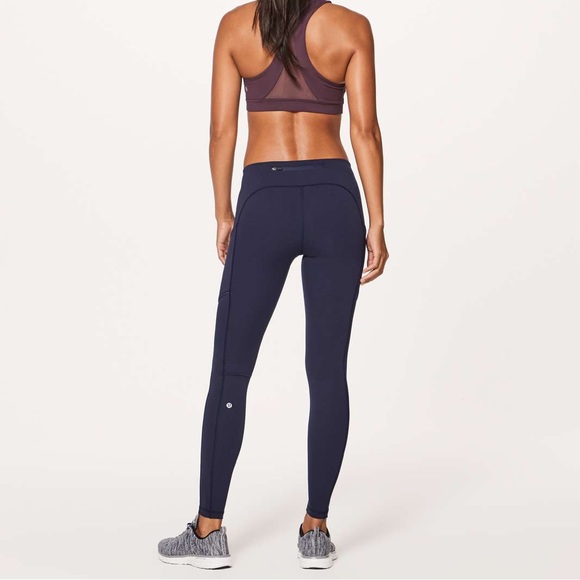 Lululemon Speed Up Tight Leggings Full-On Luxtreme 28" True Navy Size 6 - Picture 2 of 5
